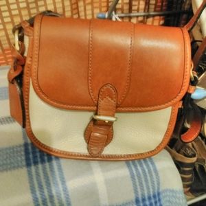 Woman's Genuine Leather Liz Claiborne Crossbody Handbag.